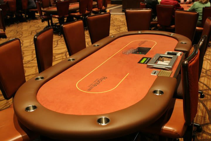 Game tables at Aliante Station Casino & Hotel