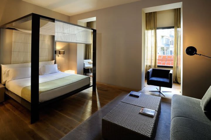 Suite del Hotel Omm en Barcelona