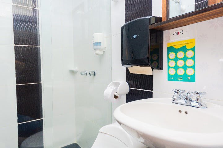 View of a guest bathroom