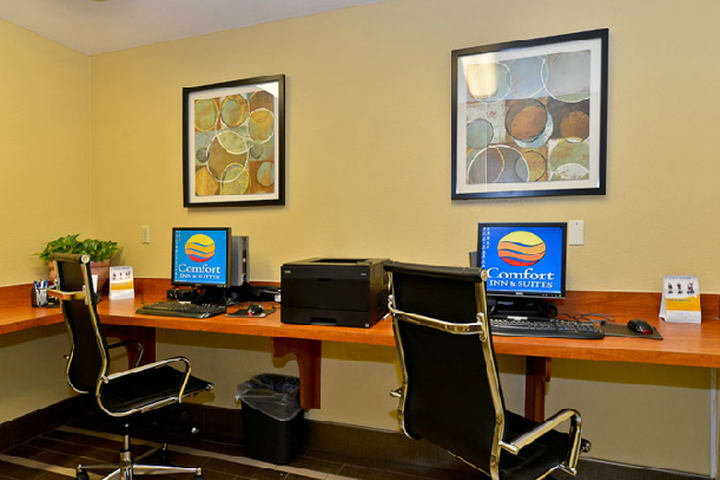 Business center for business travelers