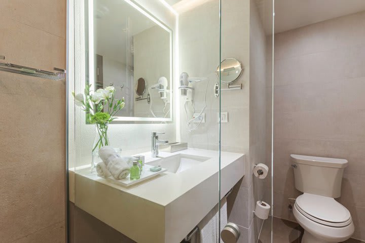 View of a private bathroom