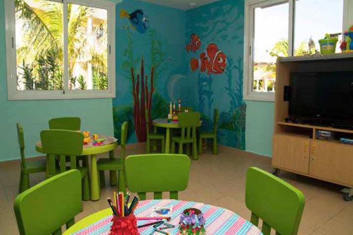 Kids will have lots of fun with activities at the children's club