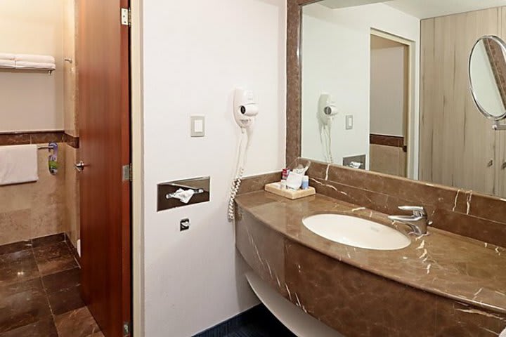 Interior de un baño privado