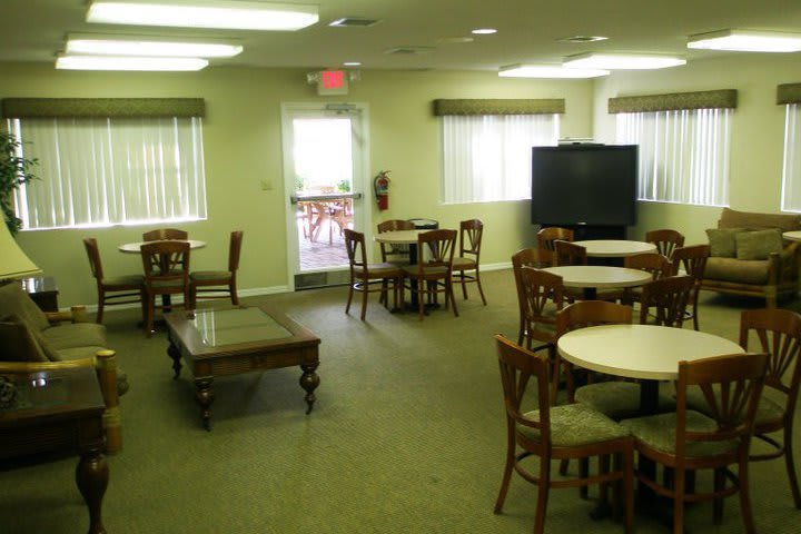 TV room at the Polynesian Isles hotel
