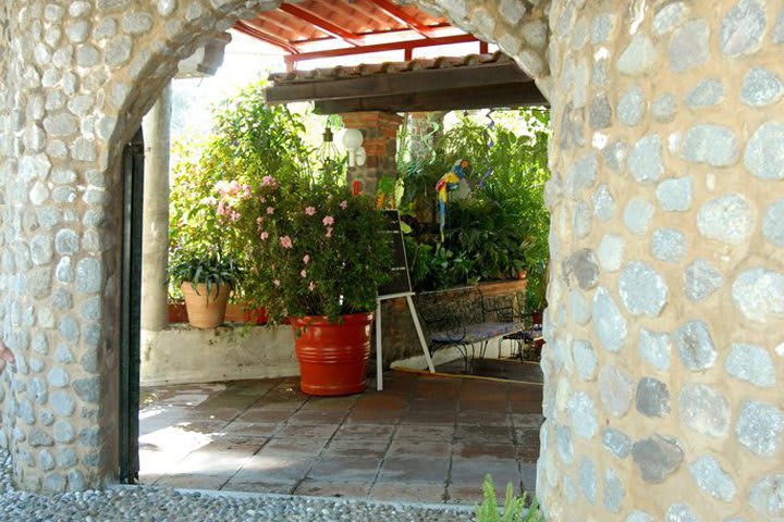 Entrada del hotel Quinta del Gobernador en Cuernavaca