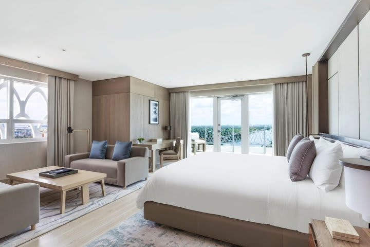 Bedroom in the Nobu villa