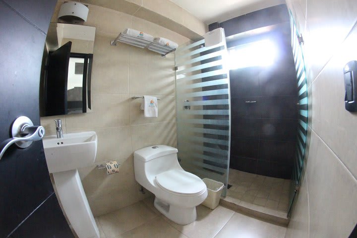 Bathroom with shower