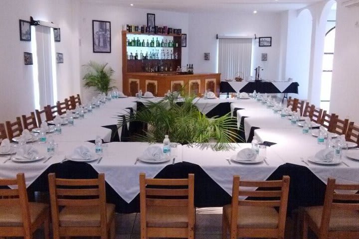 Interior del salón de eventos