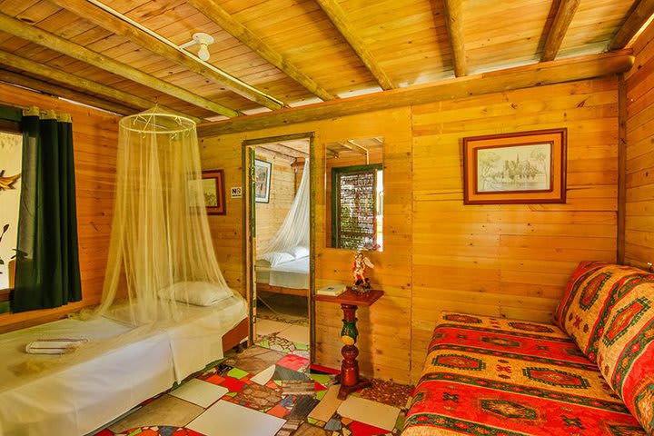 Accommodations are equipped with ceiling fan