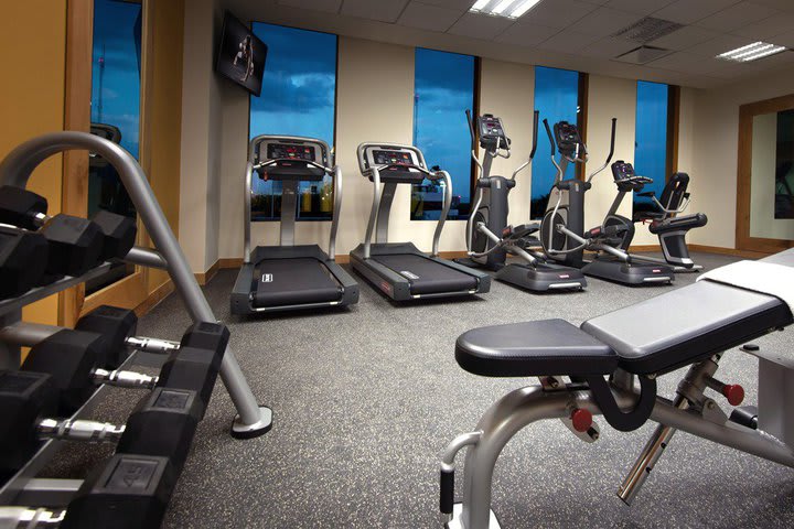 Equipped fitness center