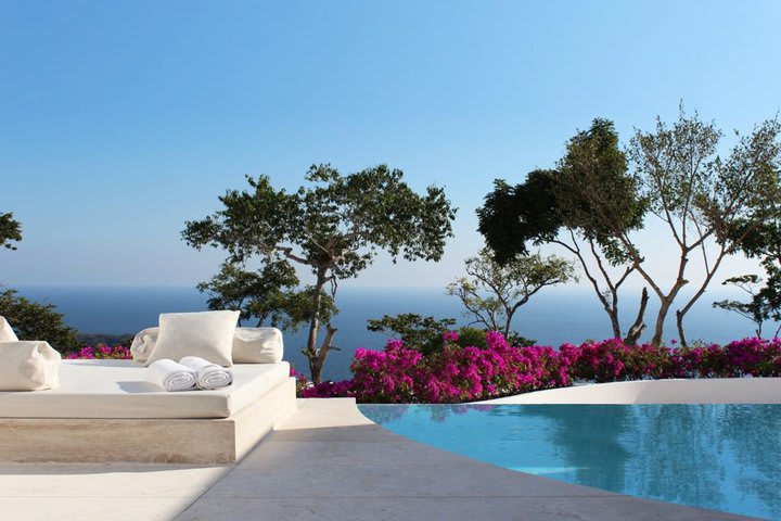 Pool in a villa