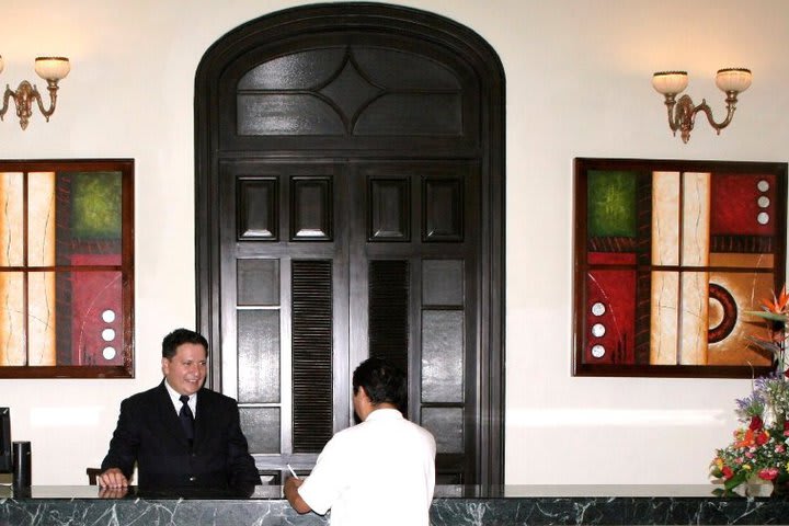 Recepción del hotel Gran Real Yucatán