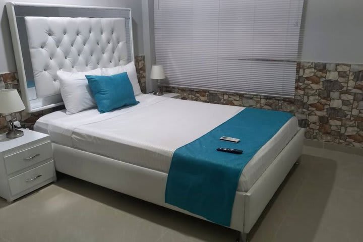 Cama en una habitación