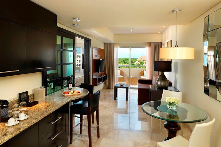 Sitting area in The Reserve master suite