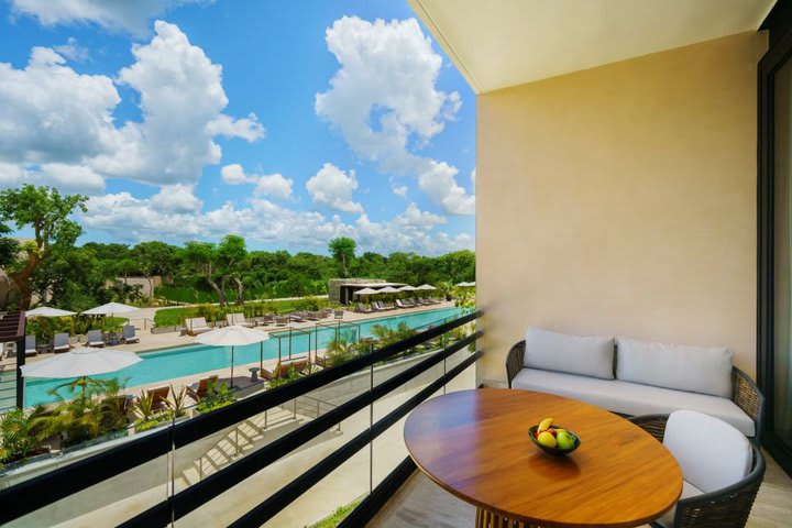 Balcony in a junior suite