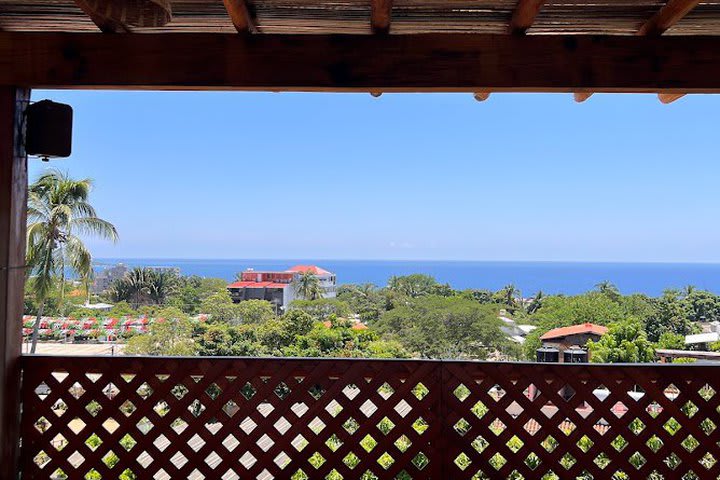 A table on the terrace