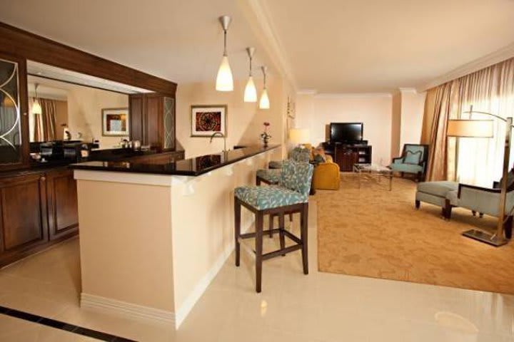 Equipped kitchen in a suite at the Waldorf Astoria Orlando