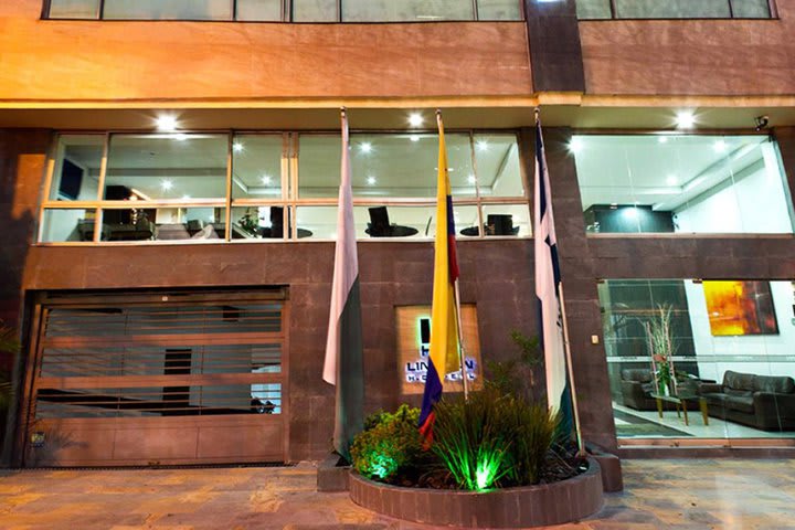 Facade of Hotel Lincoln in Medellin, Colombia