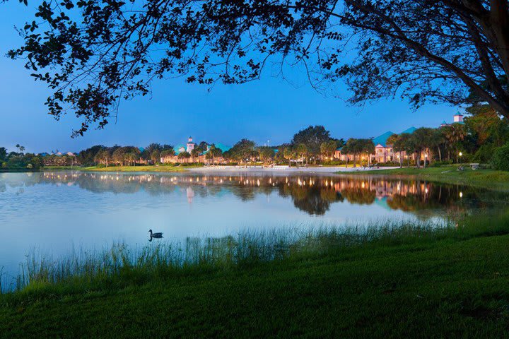 Hotel on the shores of Barefoot Bay in Walt Disney World®