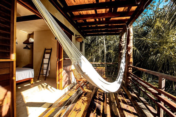 Hammock on a terrace