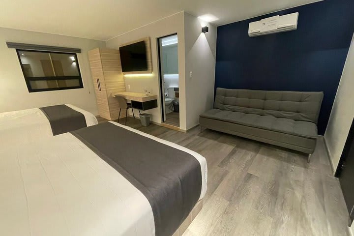 Habitación con sofá cama