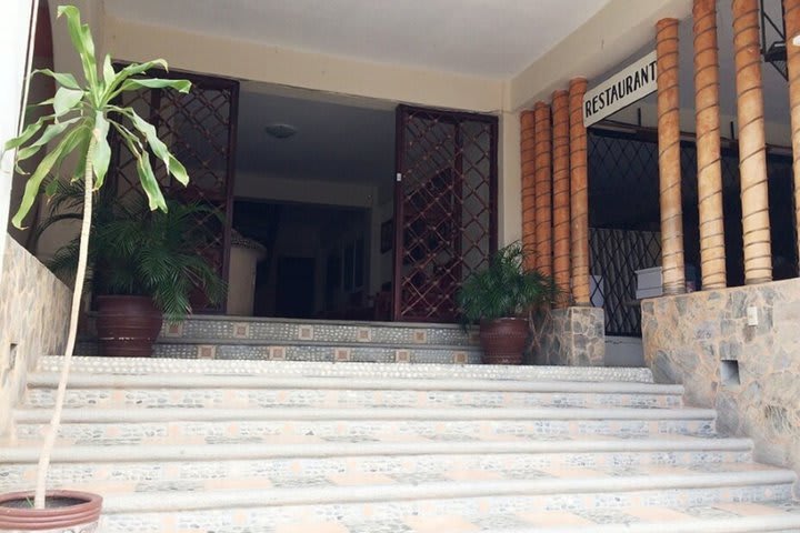 Entrada del hotel