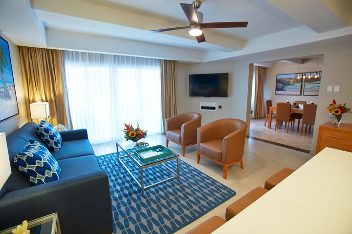 Interior view of a suite