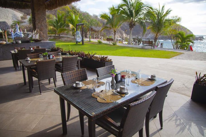 Terraza en el restaurante