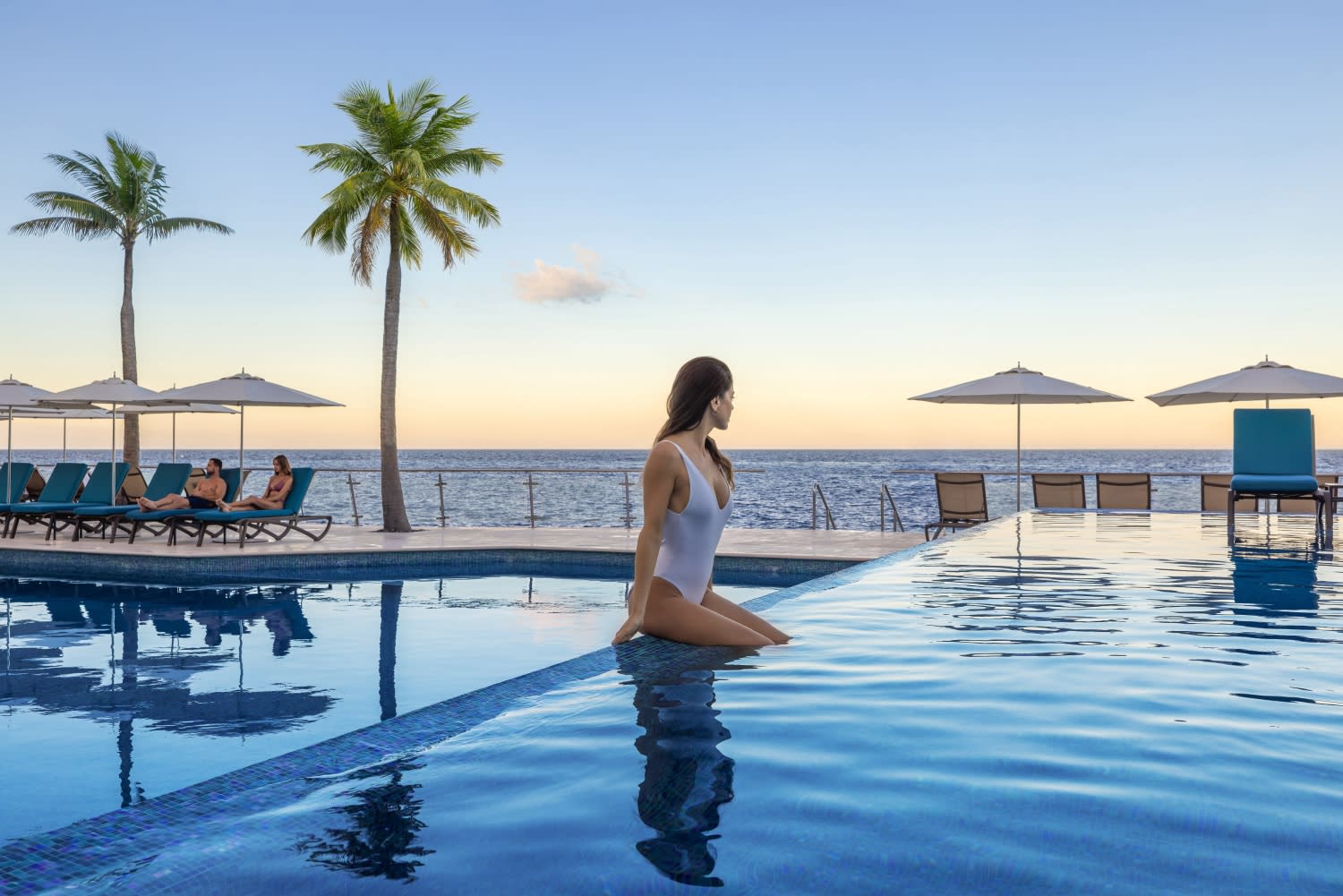 Vista desde la piscina