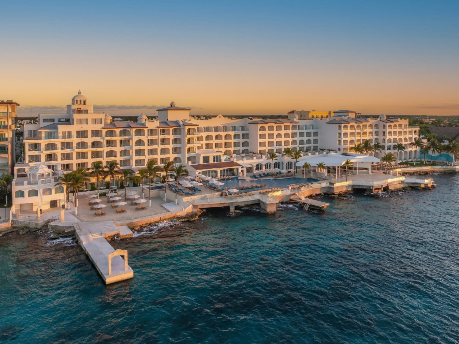 Vista del área del hotel