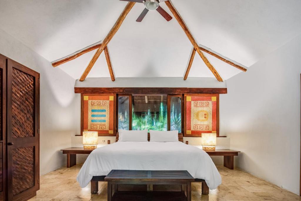 Bungalow con cama extragrande