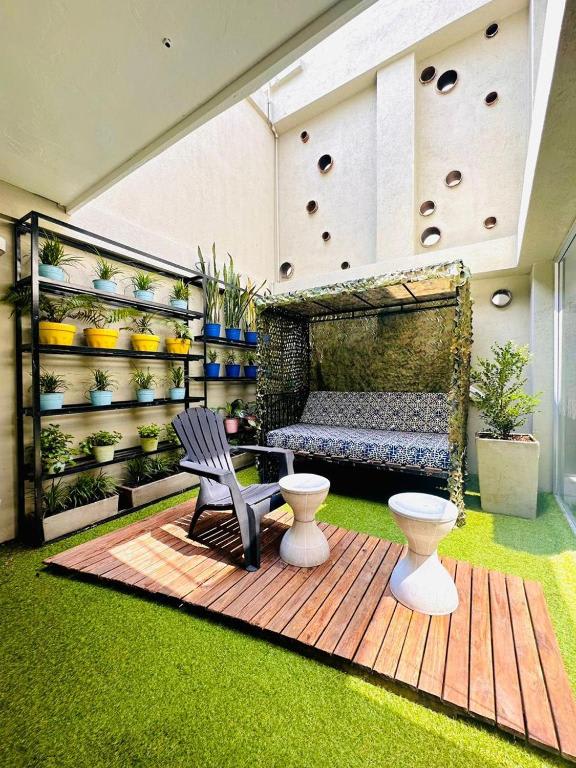 Apartamento con terraza 