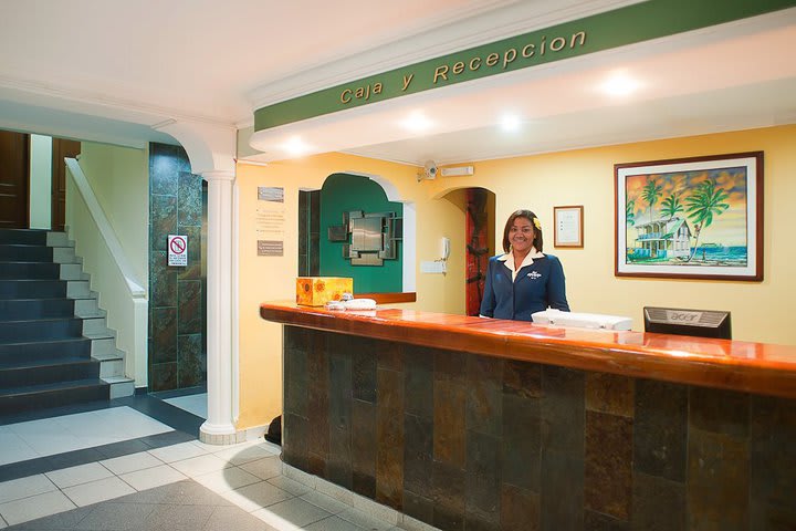 Recepción del hotel