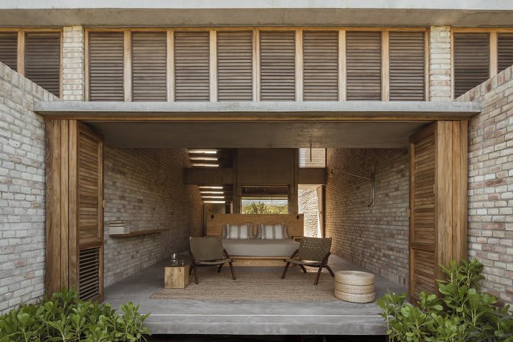 Sitting area in a villa