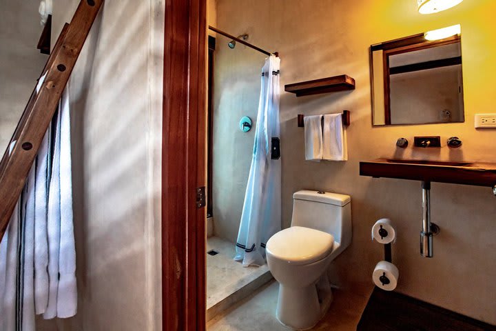 Interior de un baño