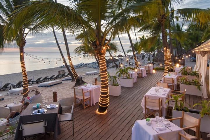 Terraza con vista al mar