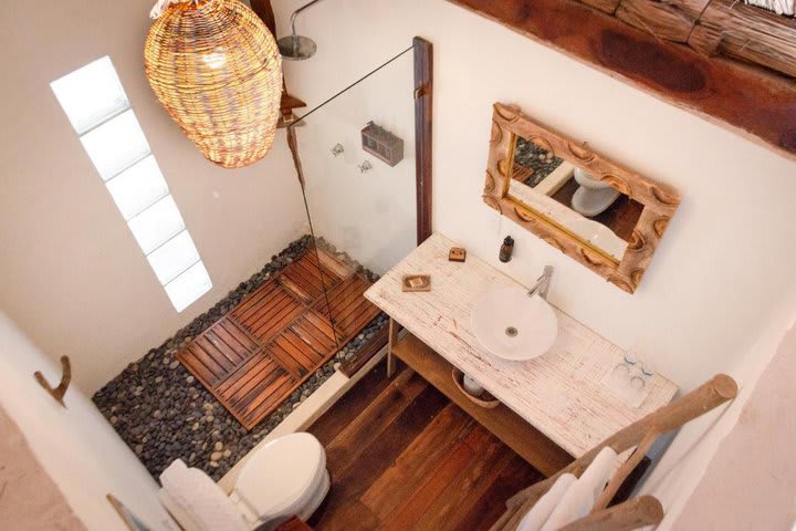 Baño en una suite