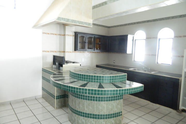 The villas offer an equipped kitchen