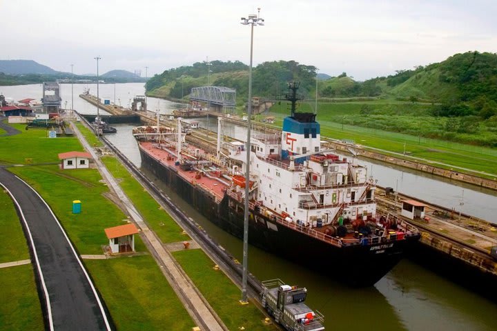 Hotel next to the Panama Canal