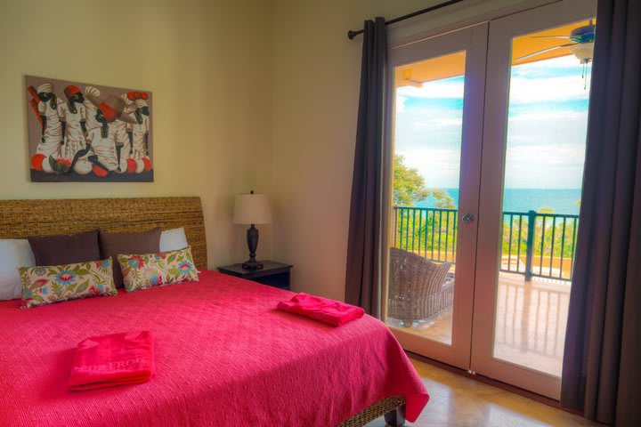 Bedroom with balcony