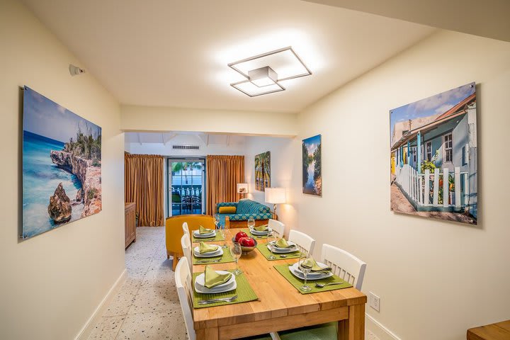 Dinning area in a suite