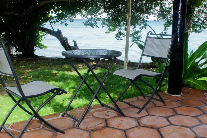 Sitting area with ocean view