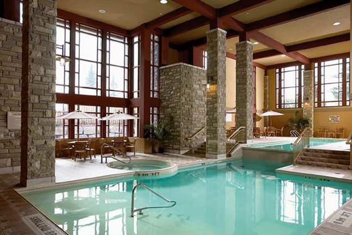 Indoor pool at the DoubleTree Fallsview Resort in Niagara Falls