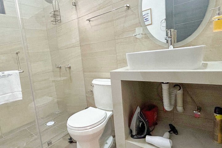 Interior del baño privado