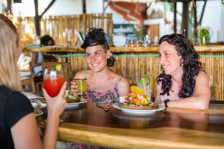 The bar serves a variety of cocktails