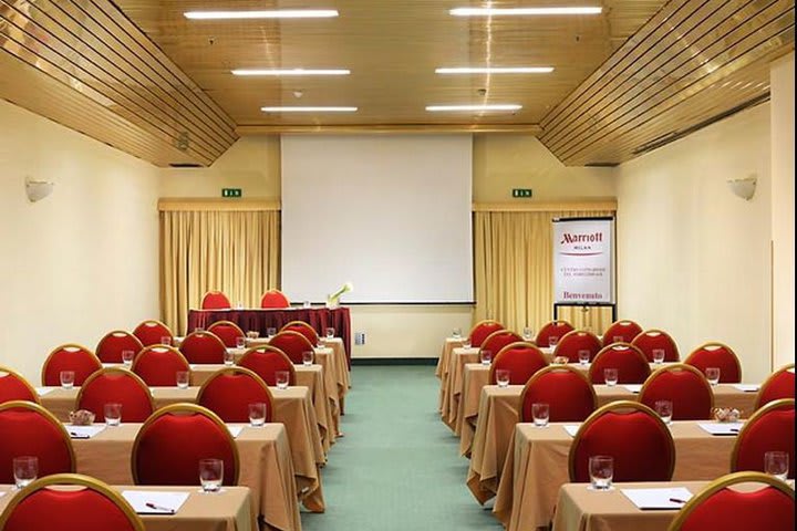 Porta meeting room at the Marriott hotel in Milan