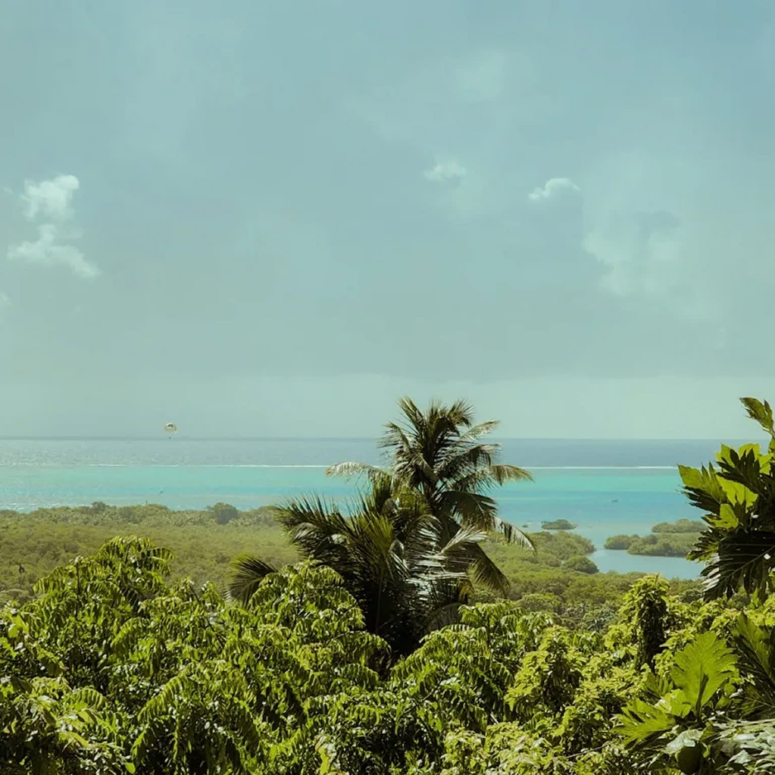 Vista de la playa