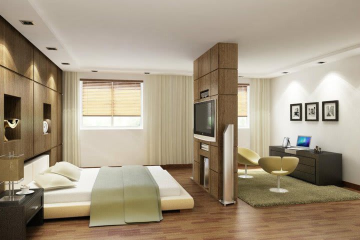 Moderna habitación en el hotel InterCity Premium Manaus