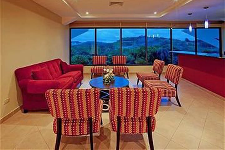 Sitting area at the hotel