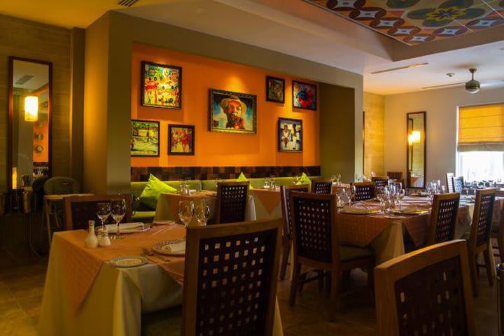 The resort includes three specialty restaurants